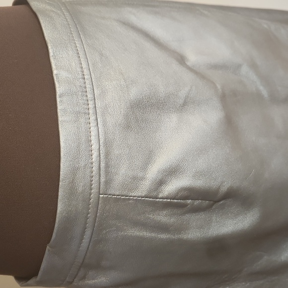 Vintage David Benjamin Leather Skirt - Picture 2 of 8